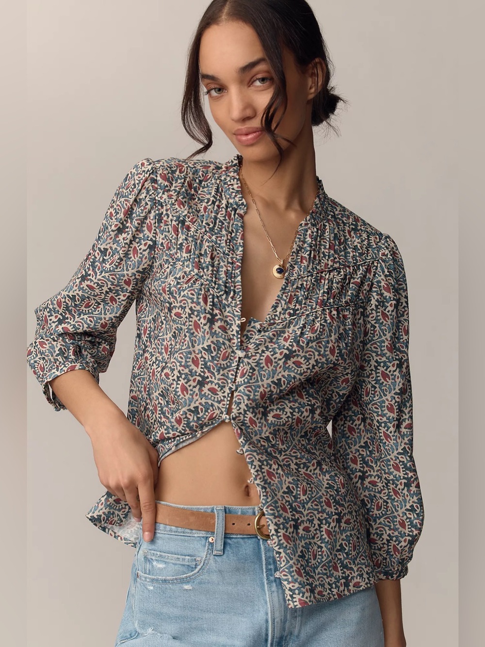 Anthropologie Paige arlette button down blouse
Medium